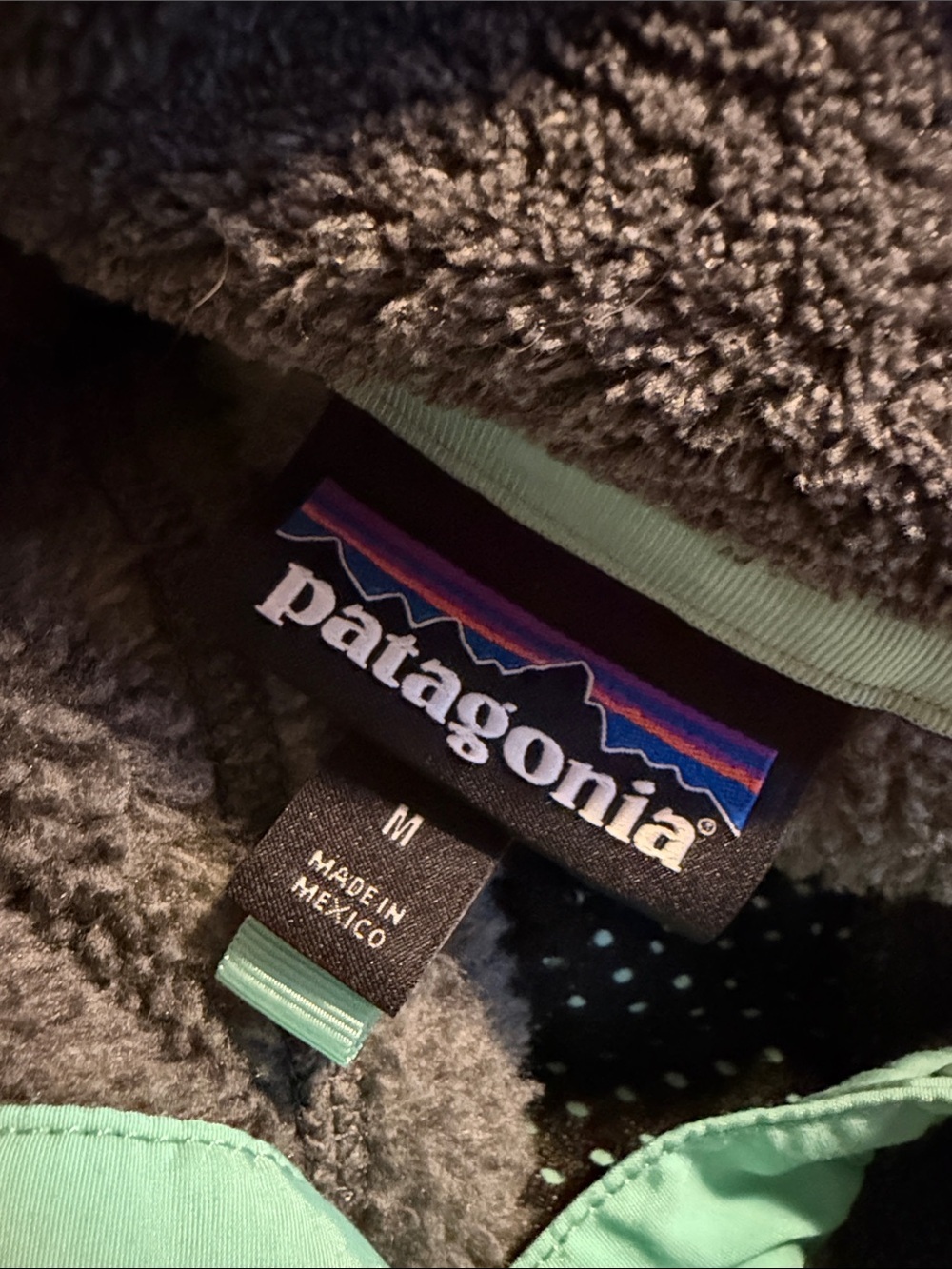 Patagonia Re-Tool Snap-T Fleece Pullover – Women’s Gray/Mint - Picture 5 of 5
